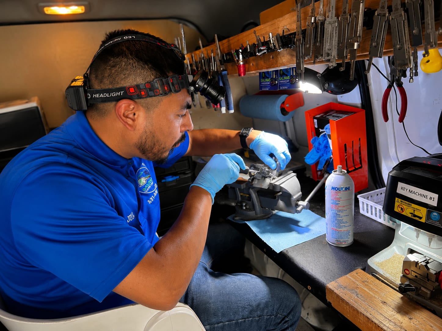 Ignition switch repair on a customer's vehicle in Salinas